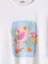 LC Waikiki Crew Neck Printed Girl's T-Shirt